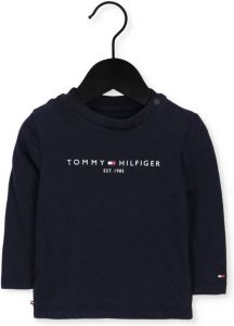 Tommy Hilfiger Donkerblauwe Trui Baby Essential Tee L s