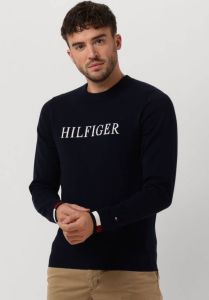 Tommy Hilfiger Gebreide pullover met labelprint model 'FLAG CUFF'