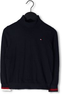 Tommy Hilfiger Donkergrijze Coltrui Essential Turtle Neck Sweater