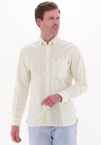 Tommy Hilfiger Gele Casual Overhemd Bold Oxford Stripe Rf Shirt