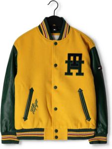 Tommy Hilfiger Gele Jack U Letterman Varsity Jacket