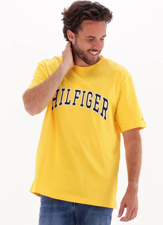 Tommy Hilfiger Gele T-shirt Hilfiger Arch Casual Tee