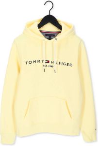 Tommy Hilfiger Logo hoodie mw0mw11599 zhf Geel Heren