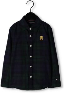 Tommy Hilfiger Groene Casual Overhemd Black Watch Check Shirt