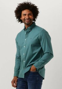 Tommy Hilfiger Groene Casual Overhemd Pigment Garment Dye Rf Shirt