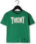 TOMMY HILFIGER Jongens Polo's & T-shirts Cord Applique Tee S s Groen - Thumbnail 1