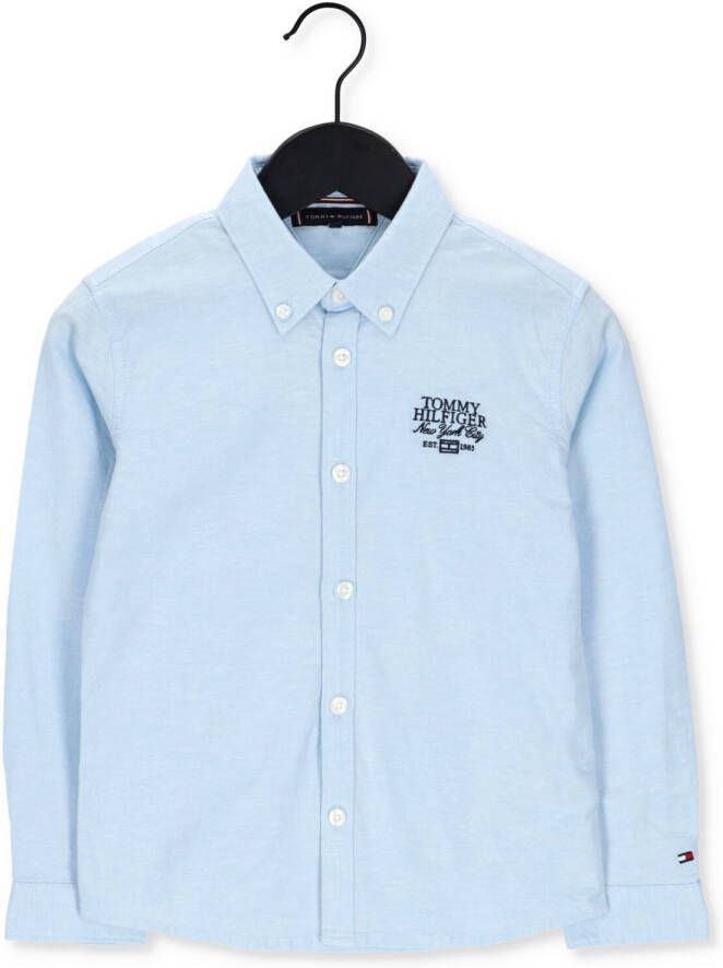 TOMMY HILFIGER Jongens Overhemden Branded Oxford Shirt Lichtblauw
