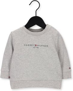 Tommy Hilfiger Lichtgrijze Sweater Baby Essential Sweatshirt