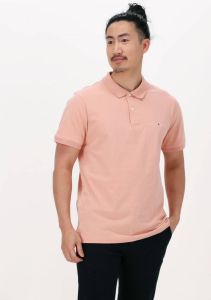 Tommy Hilfiger Lichtroze Polo Clean Jersey Slim Polo