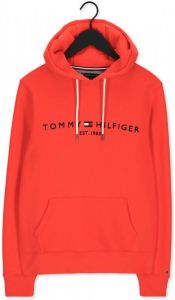Tommy Hilfiger Oranje Sweater Tommy Logo Hoody