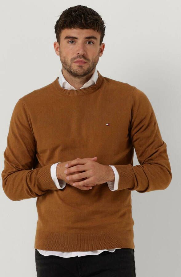 Tommy Hilfiger Roest Trui Pima Org Ctn CAshmere Crew Neck