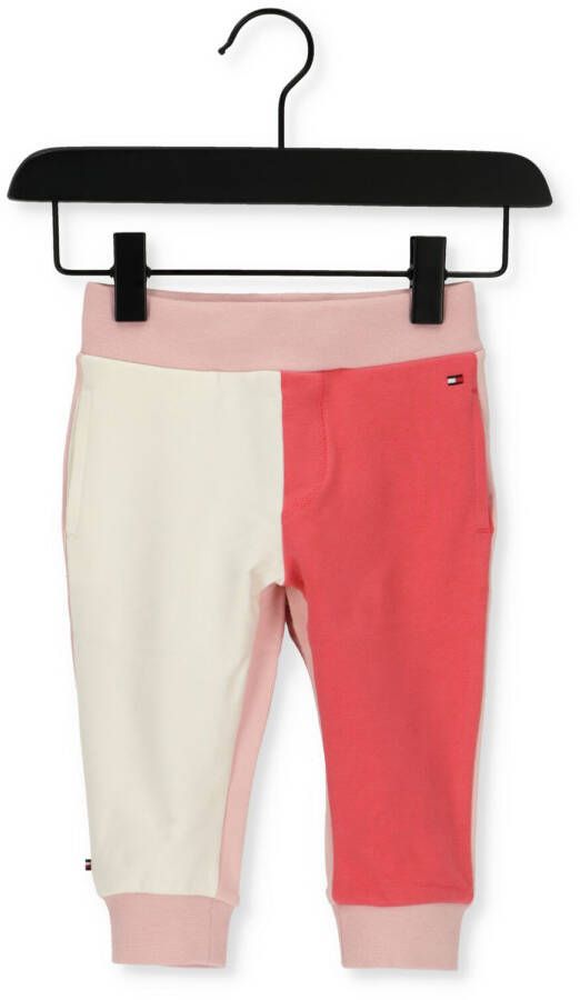 TOMMY HILFIGER Baby Jeans & Broeken Baby Logo Colorblock Sweatpants Roze