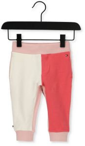 Tommy Hilfiger Roze Baby Logo Colorblock Sweatpants