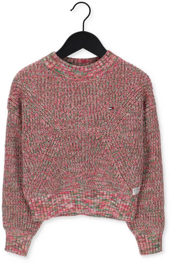 Tommy Hilfiger Teens Gebreide pullover met labelstitching model 'CHUNKY'