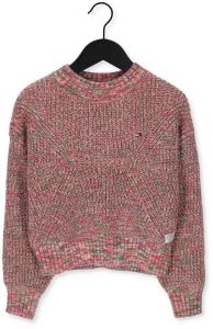 Tommy Hilfiger Roze Trui Chunky Melange Sweater