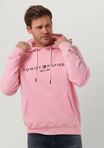 Tommy Hilfiger hoodie met biologisch katoen classic pink