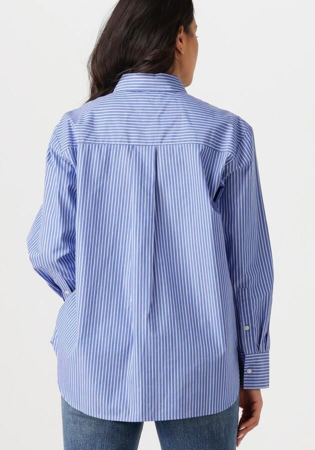 TOMMY HILFIGER Dames Blouses Ess Poplin Easy Fit Shirt Blauw - Foto 2