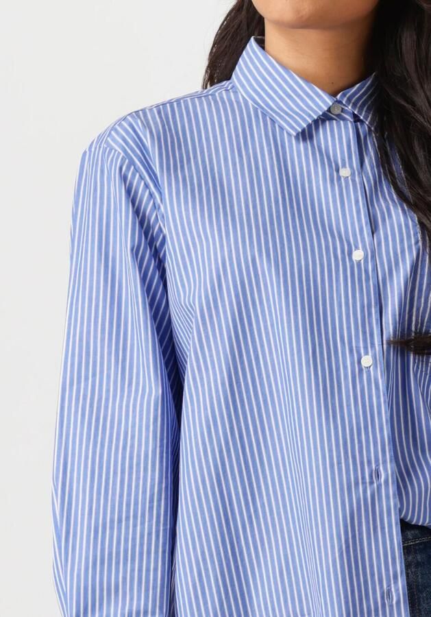 TOMMY HILFIGER Dames Blouses Ess Poplin Easy Fit Shirt Blauw - Foto 3