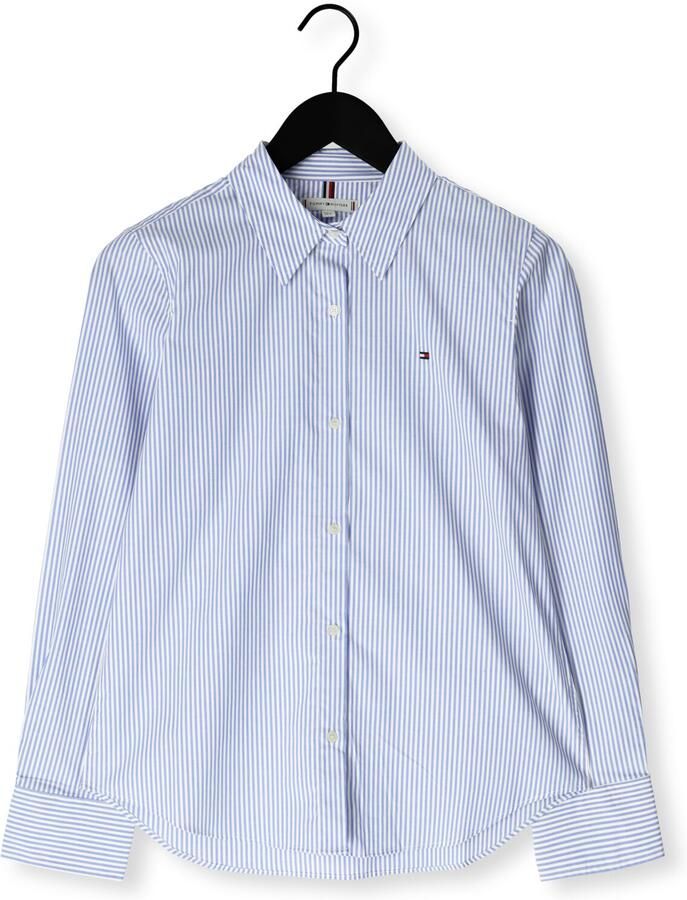 TOMMY HILFIGER Dames Blouses Ess Poplin Regular Shirt Lichtblauw - Foto 2