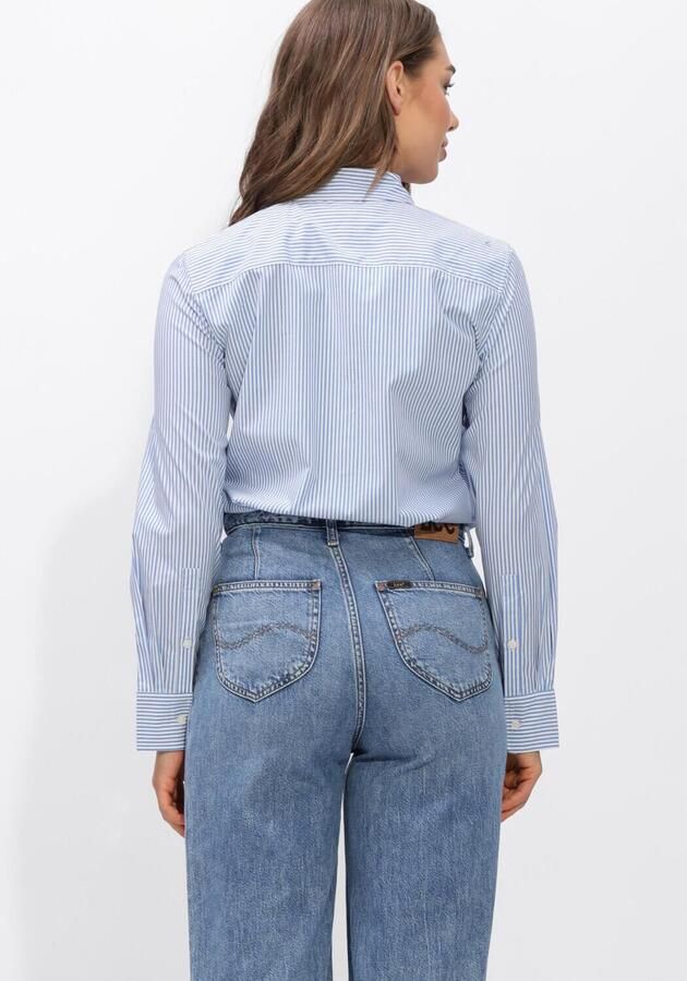 TOMMY HILFIGER Dames Blouses Ess Poplin Regular Shirt Lichtblauw - Foto 3
