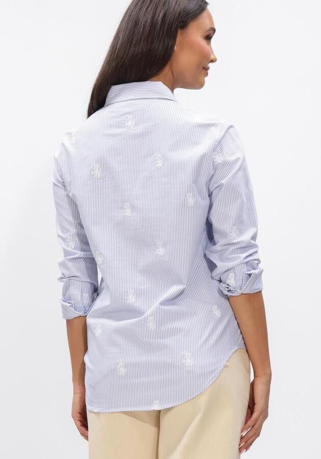 TOMMY HILFIGER Dames Blouses Oxford Aop Relaxed Shirt Lichtblauw - Foto 4