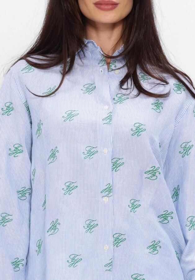 Tommy Hilfiger Oversized overhemdblouse aus mix van linnen en viscose - Foto 4