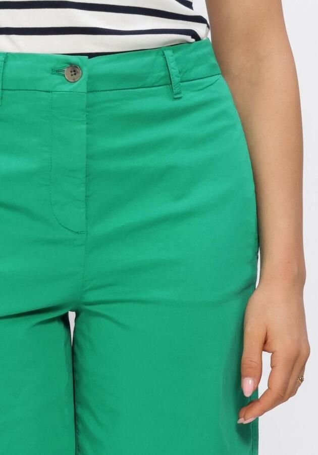 TOMMY HILFIGER Dames Broeken Co Gmd Blend Chino Short Groen - Foto 3