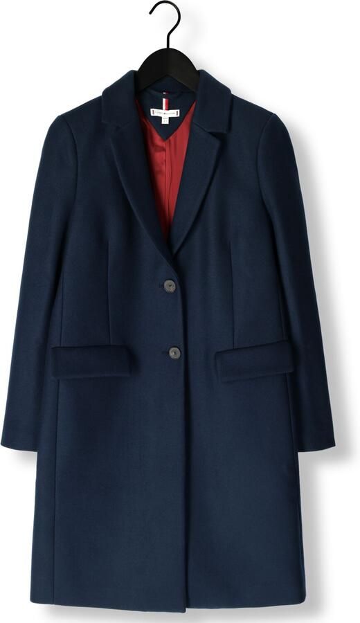 Tommy Hilfiger Lange jas CLASSIC SB WOOL REG COAT met wol en kasjmierpercentage - Foto 3