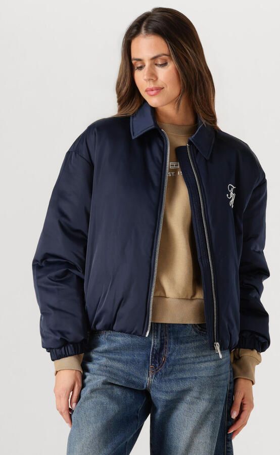 TOMMY HILFIGER Dames Jassen Padded Nylon Th Jacket Donkerblauw