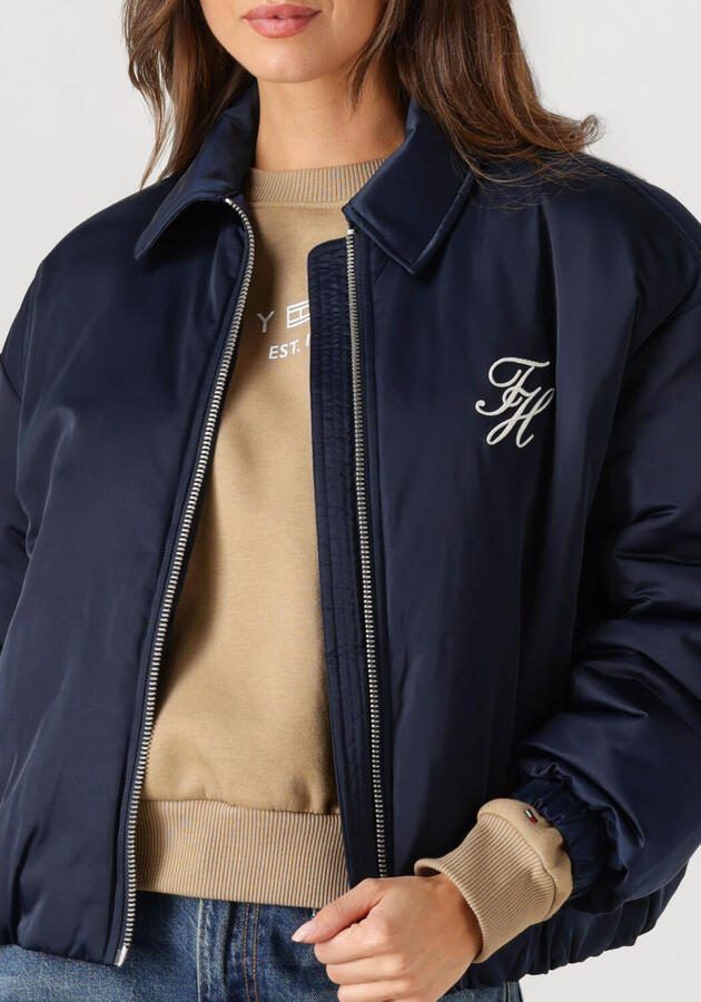 TOMMY HILFIGER Dames Jassen Padded Nylon Th Jacket Donkerblauw - Foto 3