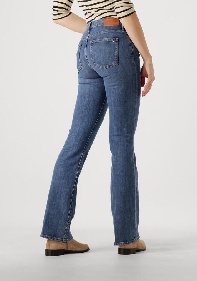 Tommy Hilfiger Bootcut jeans BOOTCUT REGULAR WAIST gemiddelde normale taillehoogte met persplooien met studs