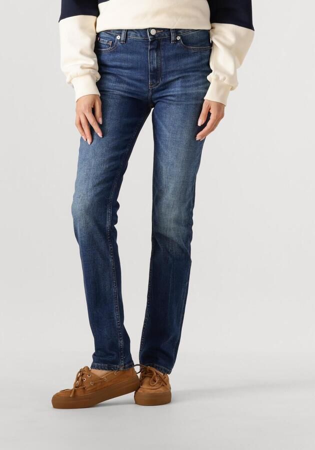 TOMMY HILFIGER Dames Jeans Dnm New Doreen Slim Rw Blauw
