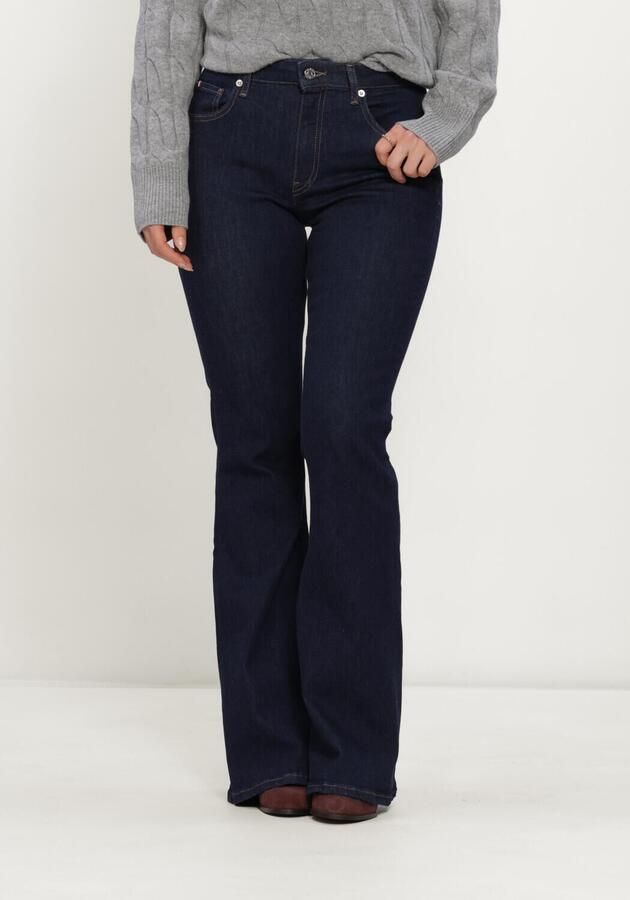 TOMMY HILFIGER Dames Jeans Luna Mid Rise Flare Essential Donkerblauw