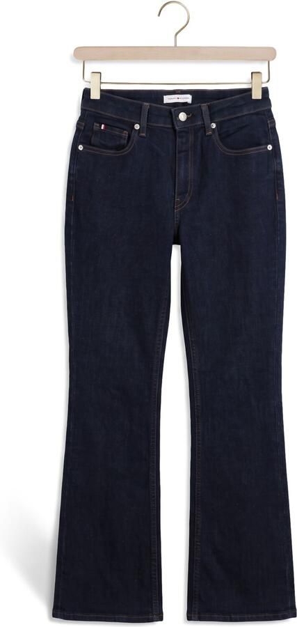 TOMMY HILFIGER Dames Jeans Luna Mid Rise Flare Essential Donkerblauw - Foto 4