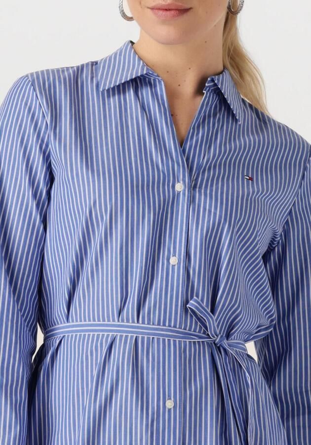 TOMMY HILFIGER Dames Jurken Ess Poplin Regular Shirt Dress Lichtblauw - Foto 2