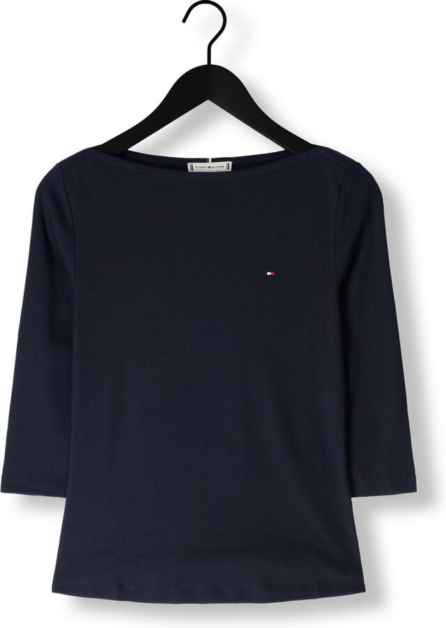 Tommy Hilfiger Shirt met 3 4 mouwen NEW CODY SLIM BOAT-NK 3 4SLV met boothals en strepen