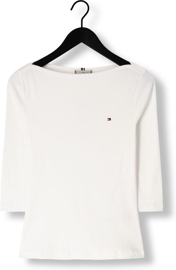 Tommy Hilfiger Shirt met 3 4 mouwen NEW CODY SLIM BOAT-NK 3 4SLV met boothals en strepen - Foto 2