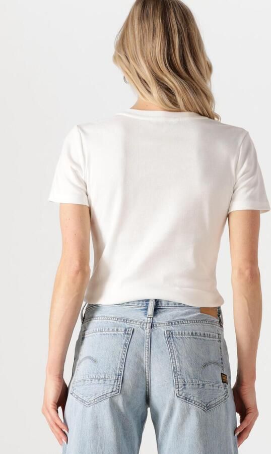 Tommy Hilfiger T-shirt SLIM CODY V-NK SS met V-hals en strepen gestreept casual slim fit katoen v-hals - Foto 3