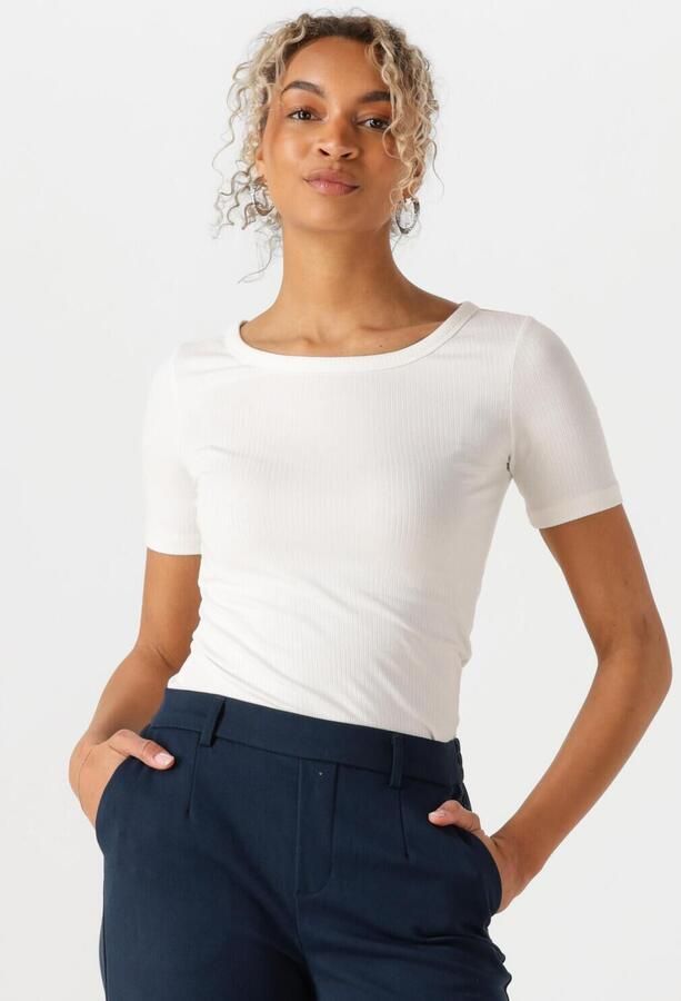 Tommy Hilfiger Shirt met ronde hals SLIM 5X2 RIB O-NK SS met discreet geborduurd logo - Foto 4