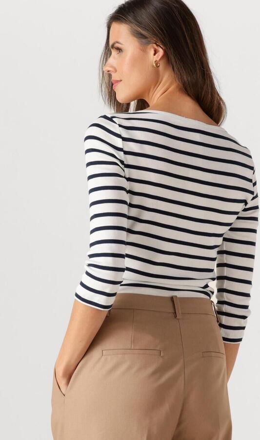 TOMMY HILFIGER Dames Tops & T-shirts Slim Cody Boat-nk 3 4slv Multi - Foto 4