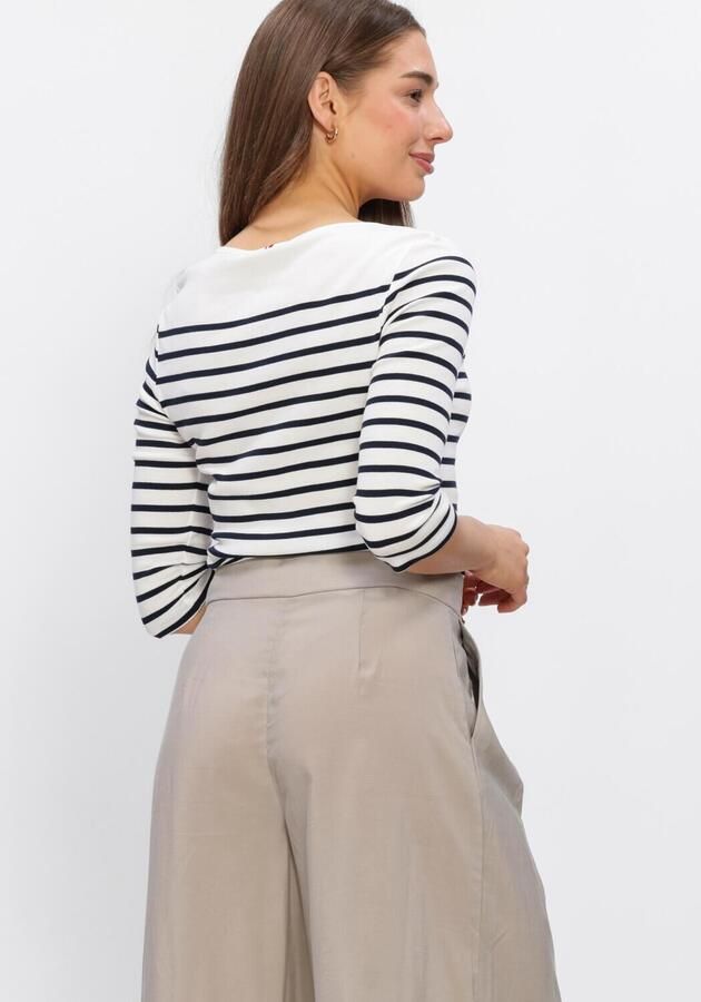 TOMMY HILFIGER Dames Tops & T-shirts Slim Cody Boat-nk 3 4slv Wit - Foto 3