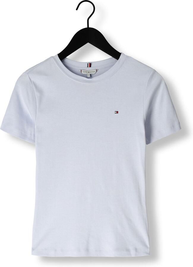 TOMMY HILFIGER Dames Tops & T-shirts Slim Cody C-nk Ss Lichtblauw