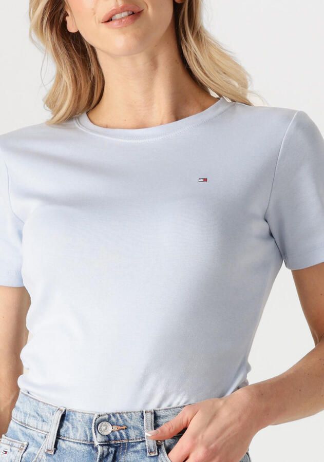 TOMMY HILFIGER Dames Tops & T-shirts Slim Cody C-nk Ss Lichtblauw - Foto 2