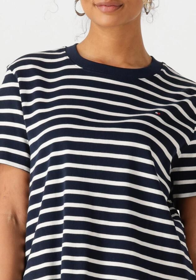TOMMY HILFIGER Dames Tops & T-shirts Slim Henley Gb Scoop-nk Ls 1 Donkerblauw - Foto 2