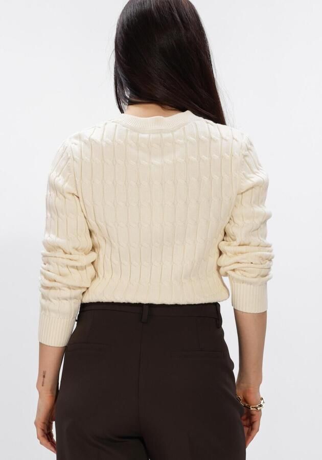 TOMMY HILFIGER Dames Truien & Vesten Co Cable Mid Gg C-nk Ls Swt Creme - Foto 3