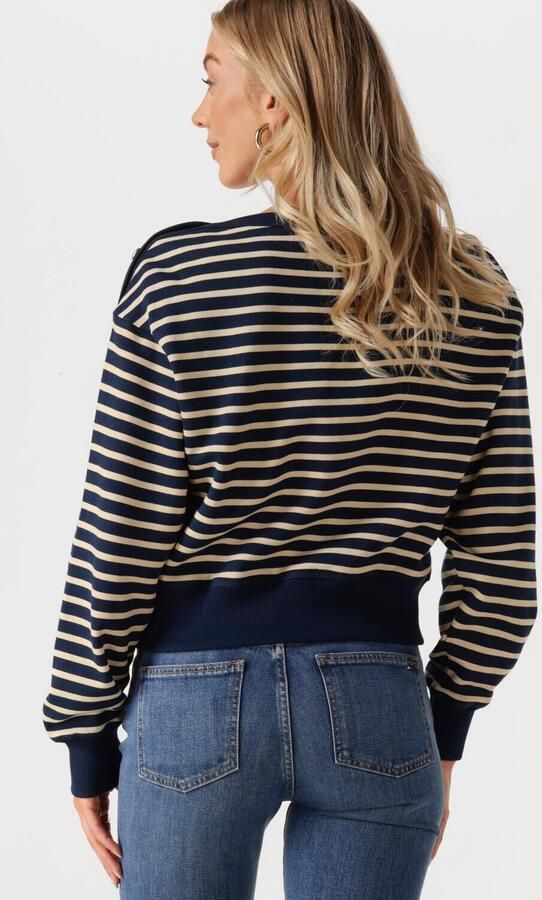 TOMMY HILFIGER Dames Truien & Vesten Gold Btn Boat-nk Swtshirt Blauw - Foto 3