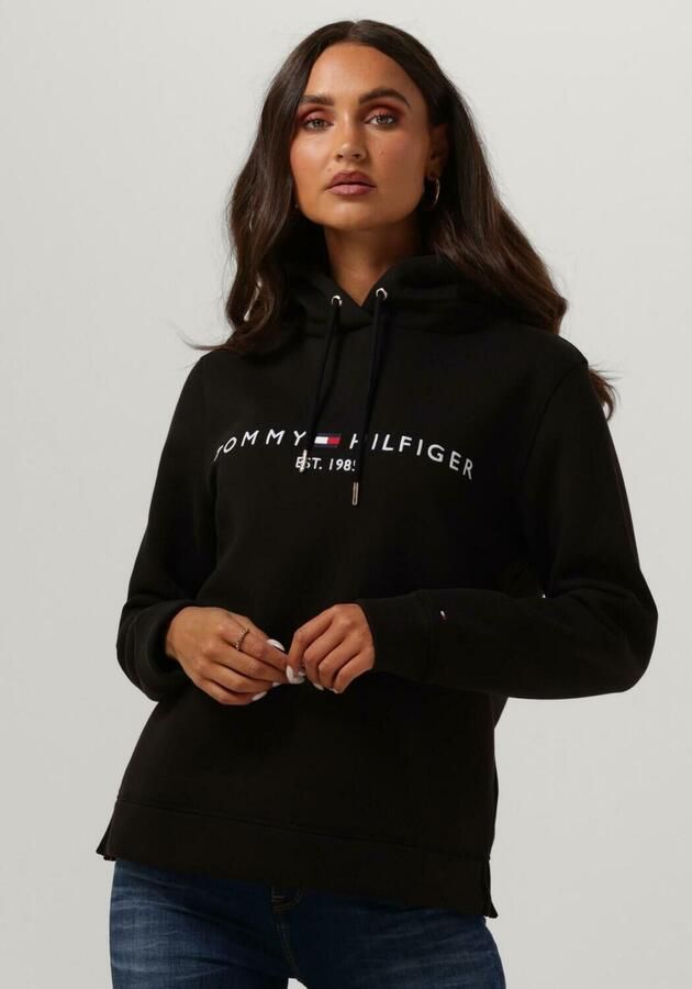 TOMMY HILFIGER Dames Truien & Vesten Heritage Hilfiger Hoodie Ls Zwart - Foto 4