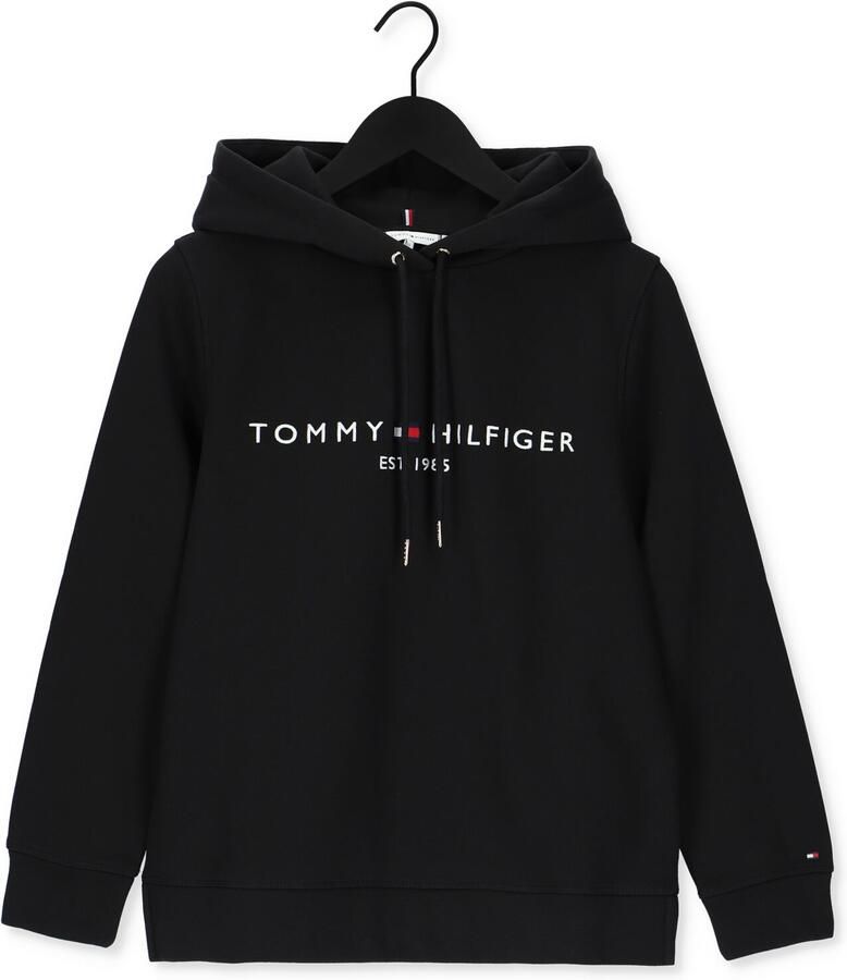 TOMMY HILFIGER Dames Truien & Vesten Heritage Hilfiger Hoodie Ls Zwart