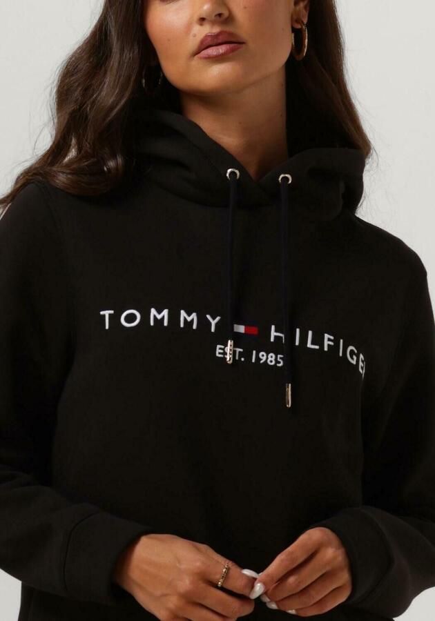TOMMY HILFIGER Dames Truien & Vesten Heritage Hilfiger Hoodie Ls Zwart - Foto 3