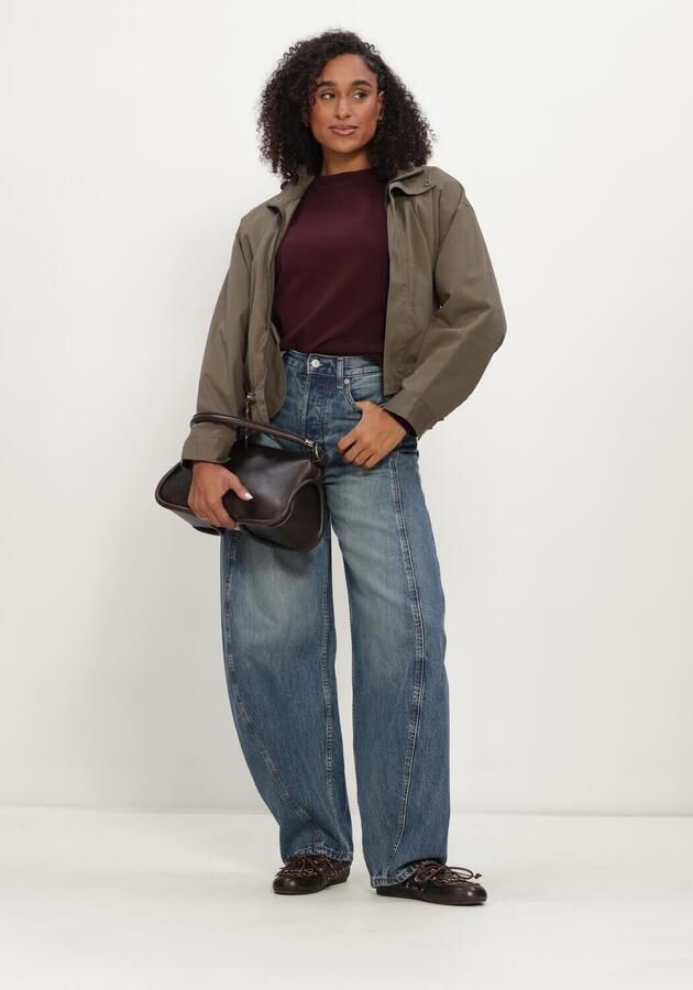 TOMMY HILFIGER Dames Truien & Vesten Script Terry Mdrn C-nk Swtshirt Bordeaux - Foto 3